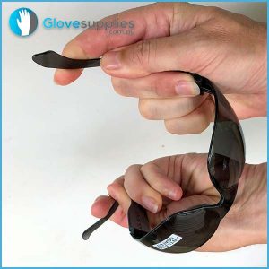 General Purpose Safety Sunglasses wrap-around style - for more info go to glovesupplies.com.au