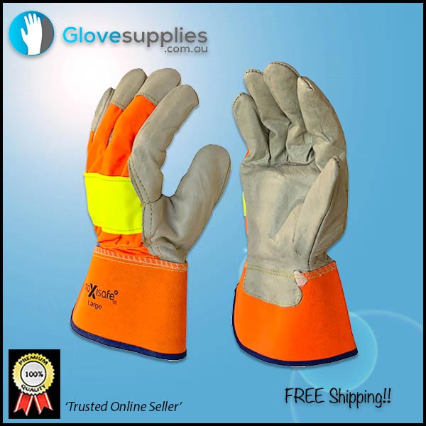 Reflective Safety Gloves - for more info go to glovesupplies.com.au