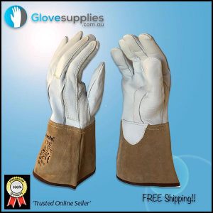 Kevlar TIG Welding Gauntlet - for more info go to glovesupplies.com.au